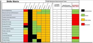 skills matrix